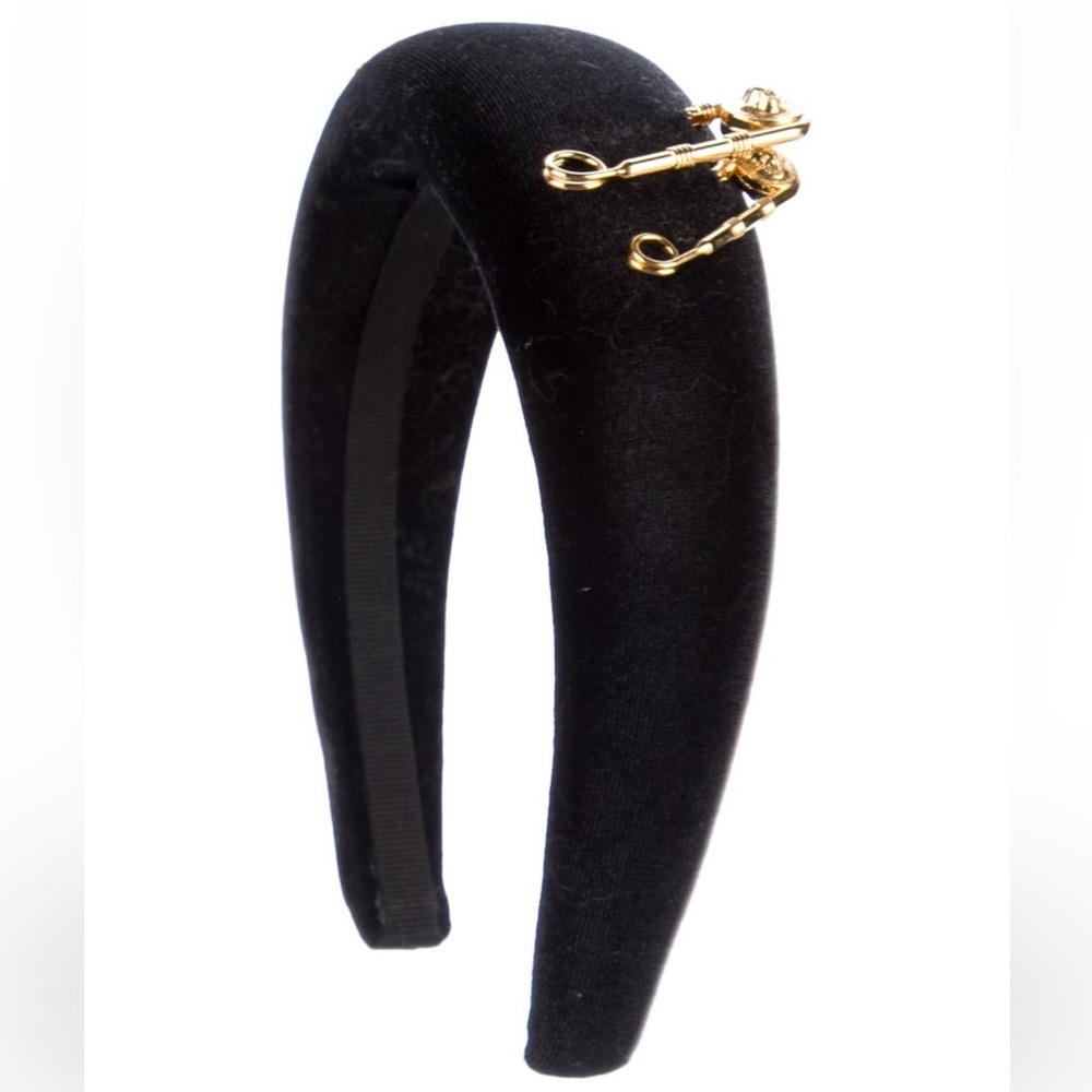Versace Velvet Padded Headband